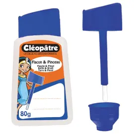 12 Flacons vides avec pinceau applicateur pour colle liquide - 80 ml - Cl&eacute;op&acirc;tre photo du produit