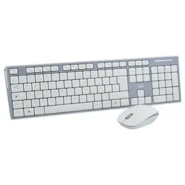 Kit clavier + souris sans fil Classy noir blanc photo du produit