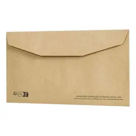 Carton de 1000 Enveloppes MSP papier kraft 85g 114x229mm Fenêtre 35x100mm photo du produit