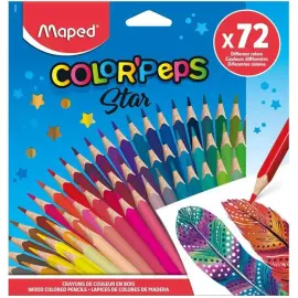 72 Crayons de couleur Color Peps - Coloris assortis - Maped photo du produit