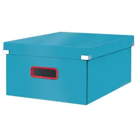 Boîte de rangement Cosy avec couvercleLarge bleu photo du produit