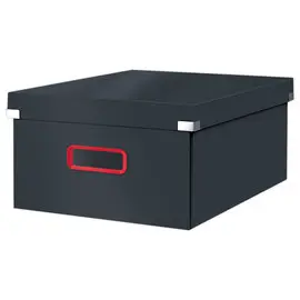 Boîte de rangement Cosy avec couvercleLarge gris photo du produit