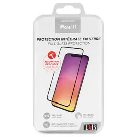 Protection intégrale en verre trempé pour iPhone 11 photo du produit