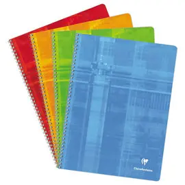 Cahier spirale Clairefontaine 90g, 24x32,180 pages, Seyès photo du produit
