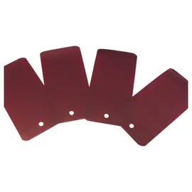 1000 Etiquettes plastiques avec trou de suspension - 110 x 55mm - Violet photo du produit