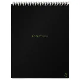 Bloc-notes connecté et réutilisable - A4 - 32 pages - Noir - ROCKETBOOK photo du produit