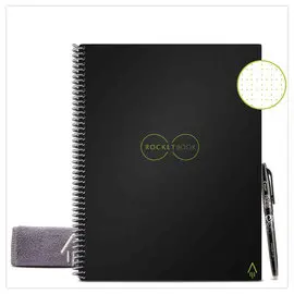 Cahier connecté et réutilisable à l'infini Rocketbook Core Letter - A4 - Noir - 32 pages - ROCKETBOOK photo du produit