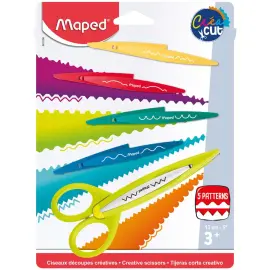 Ciseaux crant&eacute;s 3-en-1 - Vert - Maped photo du produit