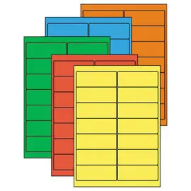 Porte-étiquettes et étiquettes pour bacs à tablettes en plastique – 3 x 3/4  po S-21114 - Uline