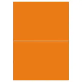Boite de 100 Planches d'étiquettes L210xH148,5 mm 200 étiq/ boîte, orange vif photo du produit
