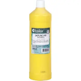 Gouache liquide - 1L - Jaune - O'Color photo du produit