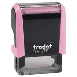 Tampon TRODAT Printy 2L 4910 personnalisable - Rose pastel photo du produit
