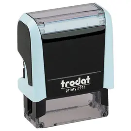Tampon TRODAT Printy 4L Maxi 4911 personnalisable - Bleu pastel photo du produit