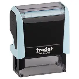 Tampon TRODAT Printy 5L Maxi 4912 personnalisable - Bleu pastel photo du produit