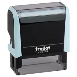 Tampon TRODAT Printy 6L Maxi 4913 personnalisable - Bleu pastel photo du produit