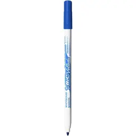 BIC Velleda 1721 Feutres pour Tableau Blanc Effa&ccedil;ables &agrave; Sec Pointe Conique Fine - Bleu photo du produit