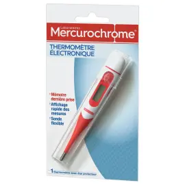 Thermomètre électronique - Mercurochrome photo du produit