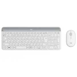Kit clavier et souris sans fil MK470 Logitech blanc photo du produit