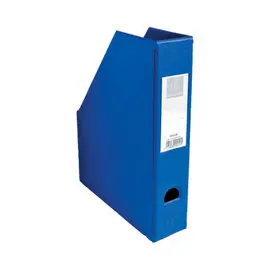 Porte-revues pliable EXACOMPTA en polypro-Dos 7cm- bleu photo du produit