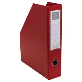 Porte-revues pliable EXACOMPTA en polypro-Dos 7 cm- rouge photo du produit