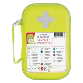Trousse de secours véhicule pour 2 à 4personnes photo du produit