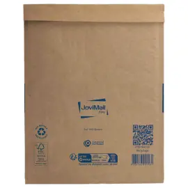 100 Pochettes matelassées kraft recyclées à bulles d'air 270X360 mm photo du produit