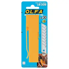 30 Lames pour cutter - lames sécables de 18 mm photo du produit