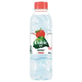 Pack de 24 bouteilles Volvic zest fraise 50cl photo du produit