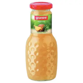 Pack de 12 bouteillles de jus d'ananas Granini enverre 25cl photo du produit