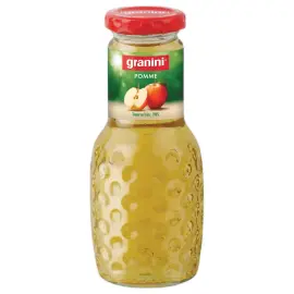 Pack de 12 bouteillles de jus de pomme Granini enverre 25cl photo du produit