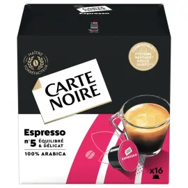 Boite de 16 capsules de café Carte Noire Espresso pour cafetière DolceGusto® photo du produit