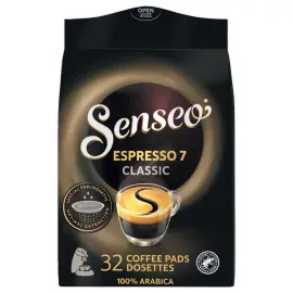 Sachet de 32 dosettes de café Senseoo Expresso classique photo du produit