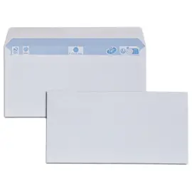 Boite de 1000 Enveloppes retour blanches 105x212 75g photo du produit