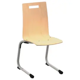 Chaise GALLA AST  bois / aluminium montée photo du produit