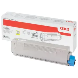 Toner OKI 45862837 - Jaune photo du produit