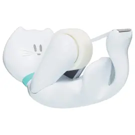 Dévidoir chat + 1 rouleau Scotch® Magic 19mmx 8,89m photo du produit