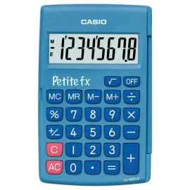 Calculatrice Casio petite FX bleue photo du produit