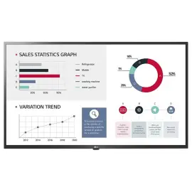Afficheur professionnel 50" UHD 4 K LG photo du produit