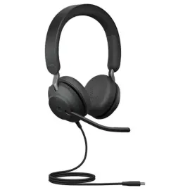 Casque téléphonique filaire Evolve2 SE40 Duo MS  USB-C JABRA photo du produit