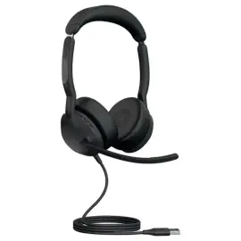 Casque t&eacute;l&eacute;phonique filaire/bluetooth Evolve2 50 Duo MS  USB-A Jabra photo du produit