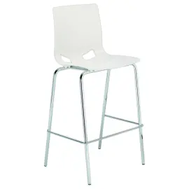 Tabouret haut FONDO HOCKER polypropyl&egrave;ne blanc photo du produit
