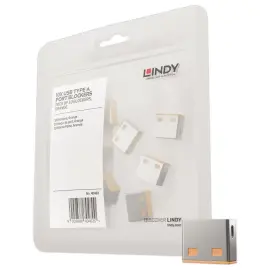 Bloqueurs de port USB Type A sans clé - Orange - LINDY photo du produit