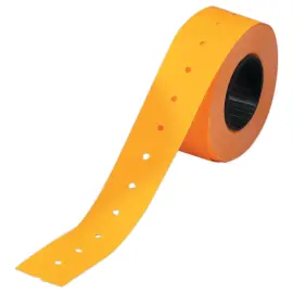 6 Rouleaux de 1000 étiquettes 21x12mm orange pour pince 146492 photo du produit