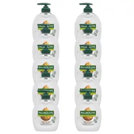 10 Flacons de savon liquide Lait d'amande - 300 ml - PALMOLIVE photo du produit