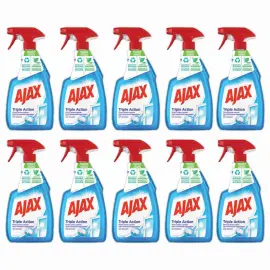 10 Nettoyants vitres et surfaces -triple action - spray 750 ml - AJAX photo du produit