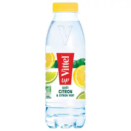 Pack de 24 24 bouteilles eau VOLVIC Up saveur citron vert - 50 cl photo du produit