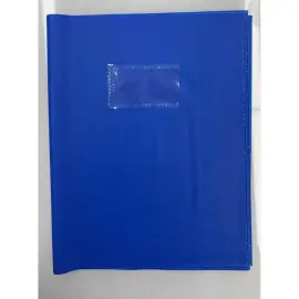 Prot&egrave;ge cahier 24x32 cm 200mic  Bleu fonc&eacute; photo du produit
