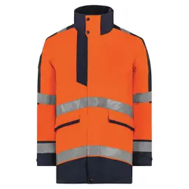 Parka orange haute visibilit&eacute; E-VISION - Label GRS - Taille L - T2S photo du produit