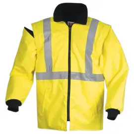 Parka jaune CERVIN 4 en 1 - R&eacute;tror&eacute;fl&eacute;chissante - Taille XL - RG photo du produit