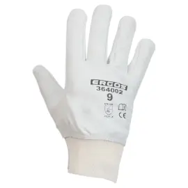 12 paires de gants  Ergos -  Taille 10 - blanc - RG photo du produit